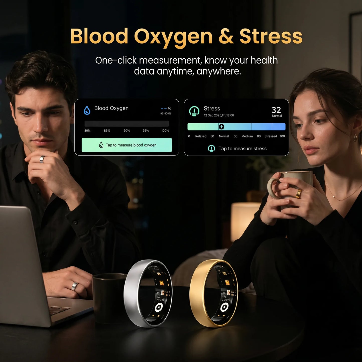 Voxor Pro 3 - Smart Health, Sleep & Fitness Tracker